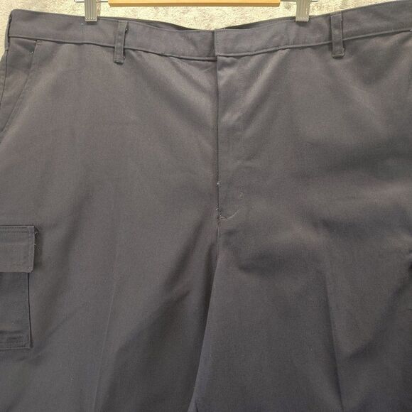 A+ By Sai Mens Uniform Cargo Pants 48X32 Blue Relaxed Straight Flat Front NWT - Picture 10 of 12